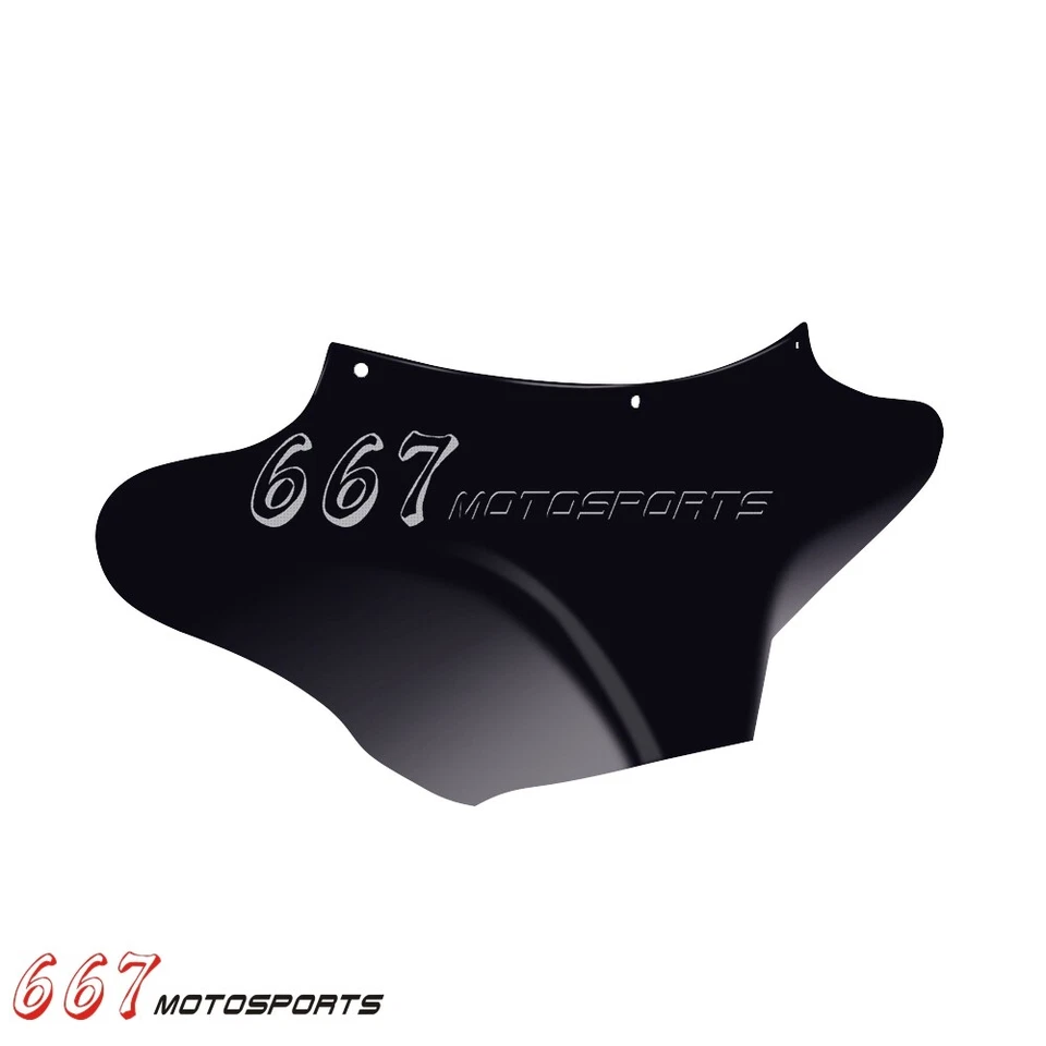 Batwing Fairing For Harley Softail Fatboy FLSTF Road King FLHR FLHRC I 1994-2022 - Image 3 of 4