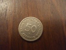 RARIT&Auml;T 50 Pfennig M&uuml;nze Bank Deutscher L&auml;nder 1949 F BRD Kurs M&uuml;nzen