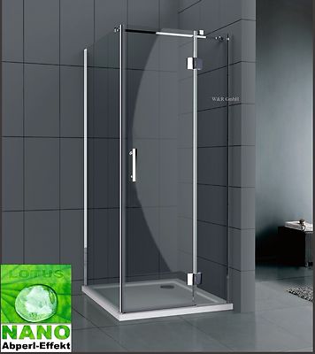 Neu Duschkabine Duschabtrennung Dusche Bad Duschwand 8 mm Nano Echtglas WN 