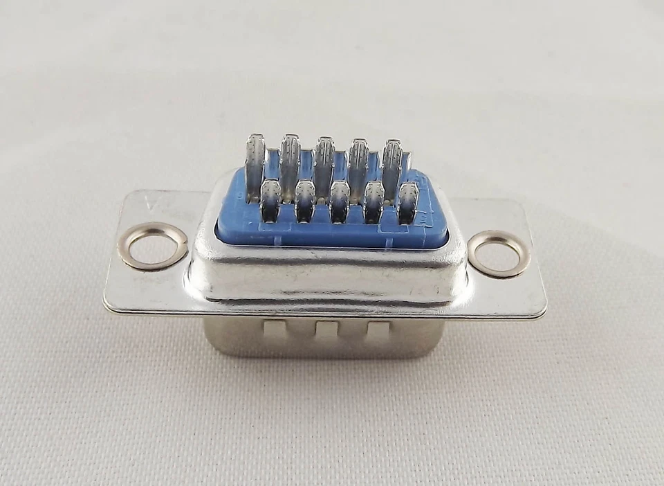 1pcs VGA Male Plug Socket DB15 15-Pin D-SUB 3 Rows Solder Type Connector Adapter - Image 4 of 4