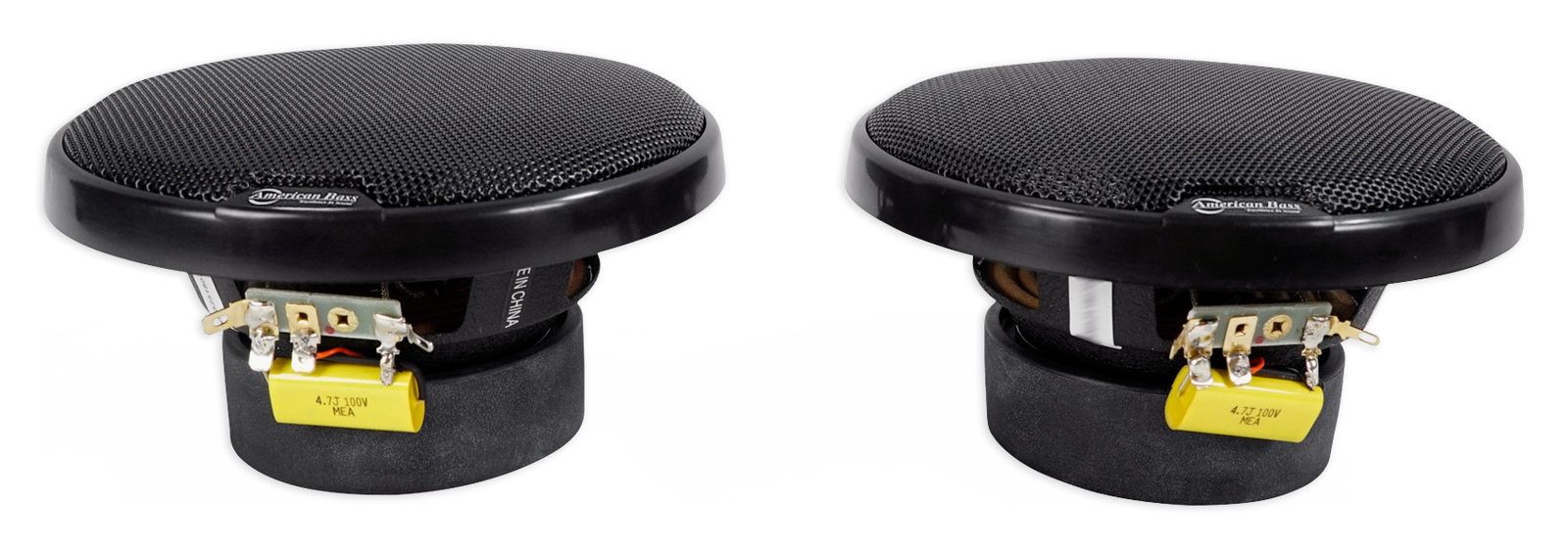 Pair American Bass SQ 5.25" 60w RMS Car Audio Speakers with Neo Swivel