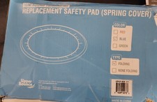 Upper Bounce 36-inch Round Blue Trampoline Safety Pad for 6 Legs Blue