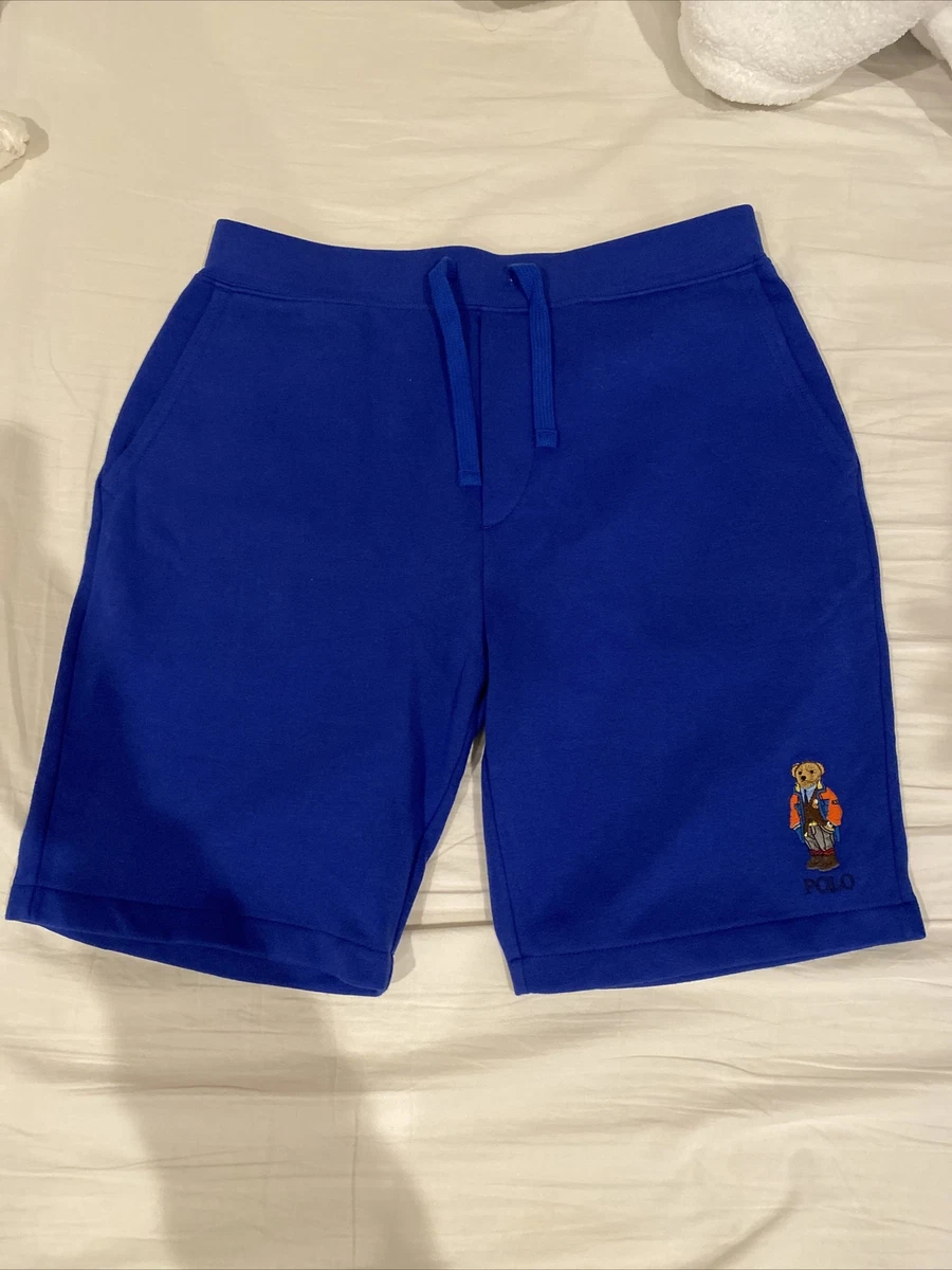 Royal blue polo shorts cheap
