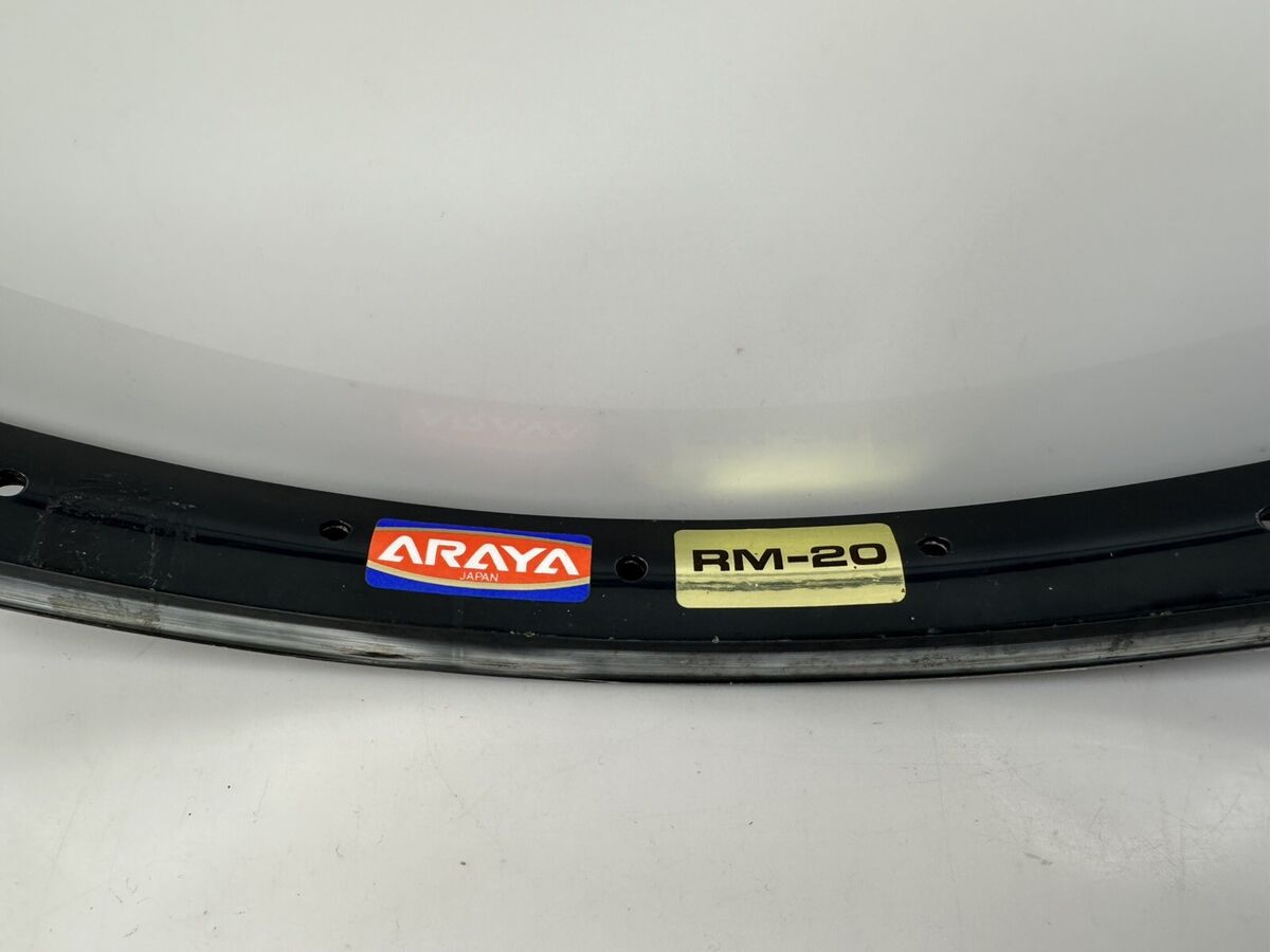 Vintage 1980's Araya RM-20 MTB 26”x1” Rim Set Hard Anodized Vintage 1980's Araya RM-20 MTB 26”x1” Rim Set Hard Anodized