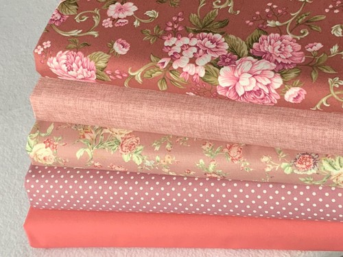 100% cotton fabric Fat Quarter Bundle quilting patchwork craft floral flowers C - Picture 10 of 170