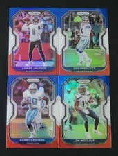 2020 Prizm Football RED WHITE BLUE Veteran Prizms 1-300 You Pick