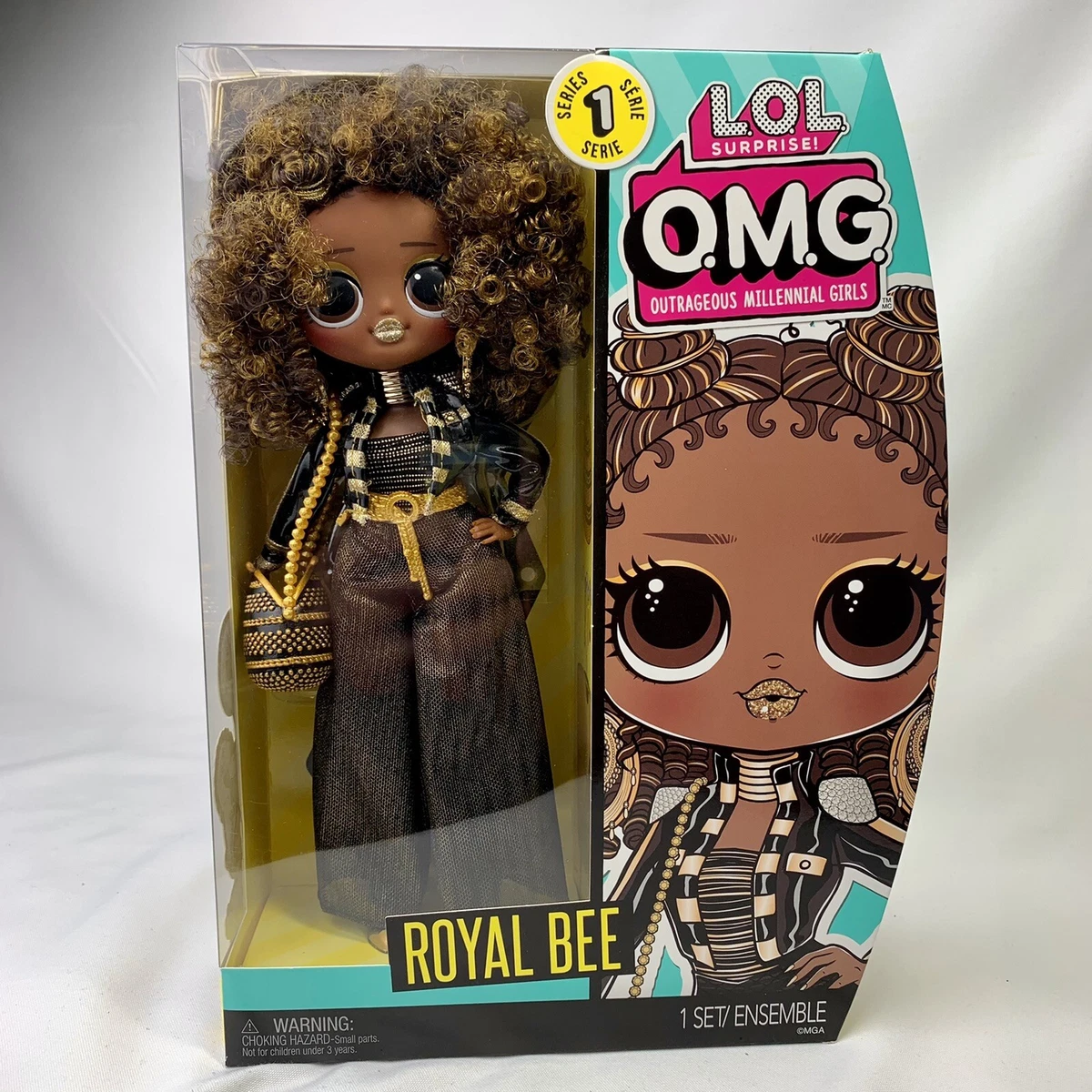 Black and gold lol doll deals