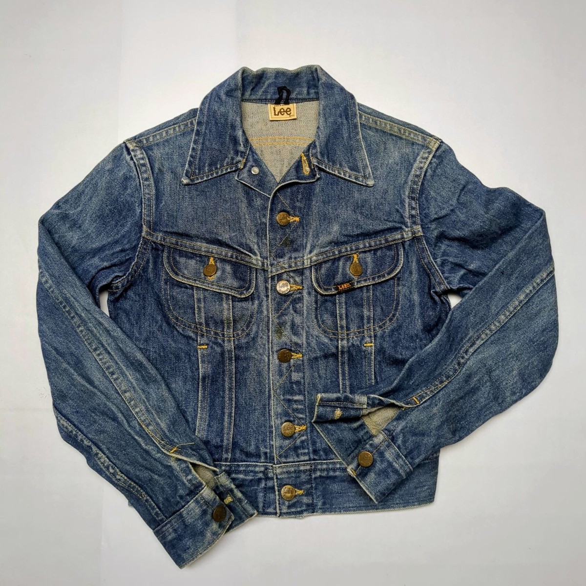 Lee Denim Trucker Jean Jacket Made in Belgium Youth LG Lee Denim Trucker Jean Jacket Made in Belgium Youth LG
