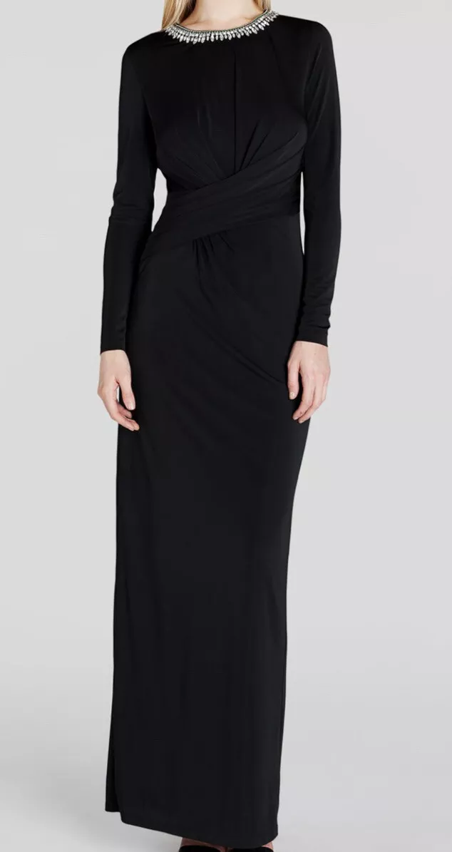 Ted baker top black maxi dress