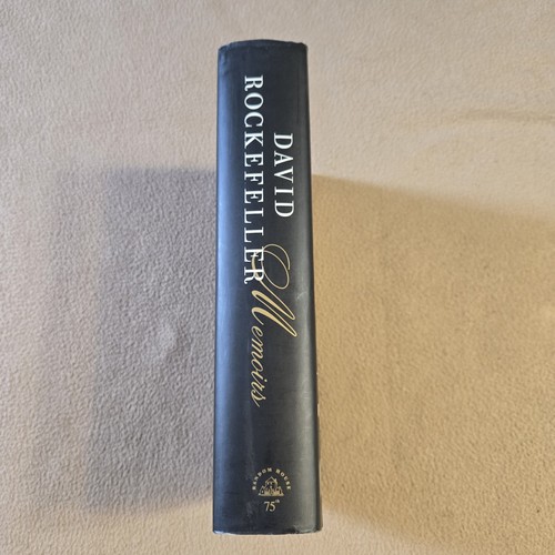 Memoirs, David Rockefeller, SIGNED BP, 1st Edition/7th Printing, 2002, HC/DJ - Picture 2 of 12