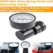 66841 Mini Valve Spring Pressure Tester Tool Height Micrometer for Vise or Arbor