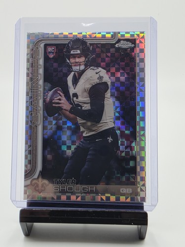 2025 Topps Chrome - Rookies Tyler Shough #398 X-Fractor (RC)