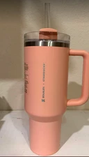 Starbucks X Stanley May 2023 Peach Pink 40oz Tumbler- Target Limited Edition