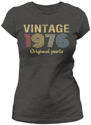 50th Birthday Gift Shirt For Women - 1976 Retro Birthday - 001
