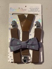   Rising Star, Infant Toddler, Adjustable Bowtie, And Suspender Set