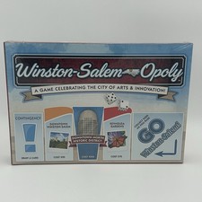 Sealed Winston-Salem Opoly Late for the Sky Board Game Limited Edition Monopoly