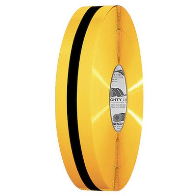 Mighty Line 2Ryblkctr Industrial Safety Floor Marking Tape Vinyl Yellow/Black,
