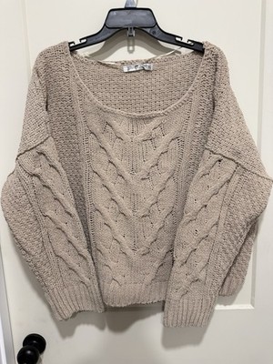 Gloria Jeans Woman Cable Knit Sweater Size XL