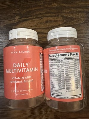 myvitamins daily multivitamin pack of 2 （60ct*2）