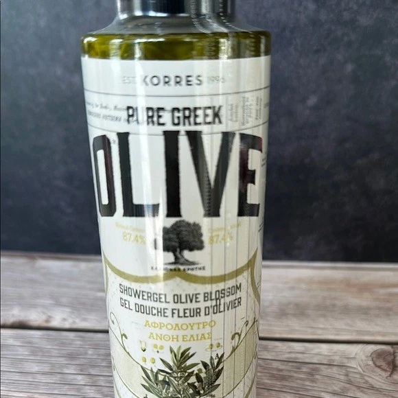 Gel de ducha Korres Pure Greek Olive Blossom 8,45 fl oz 250 ml hidratante nuevo Foto 4 de 4