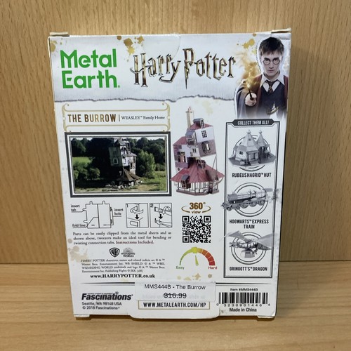 HARRY POTTER - The Burrow Weasley Family Home - Metal Earth 3D Steel Model Kit - Picture 2 of 2