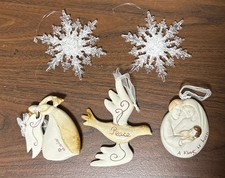 Christmas Ornament Set - Love - Peace - Ornament Set