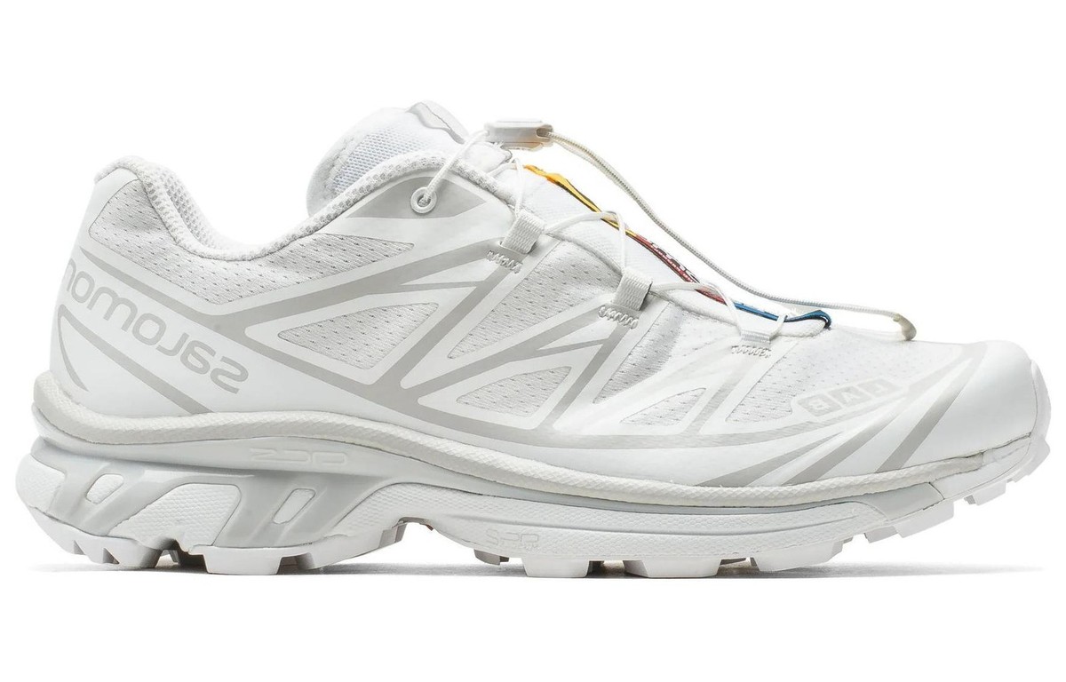 Size 7.5 - Salomon XT 6 White Lunar Rock - 412529 for sale online