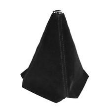 Car Shift Boot Cover, Suede Leather Shift Knob Boot Dust Cover, Manual/Auto S