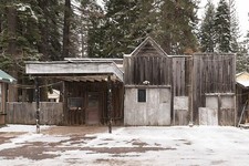 Vestiges of an old gas station along California Rt. 36 in Plumas County 2
