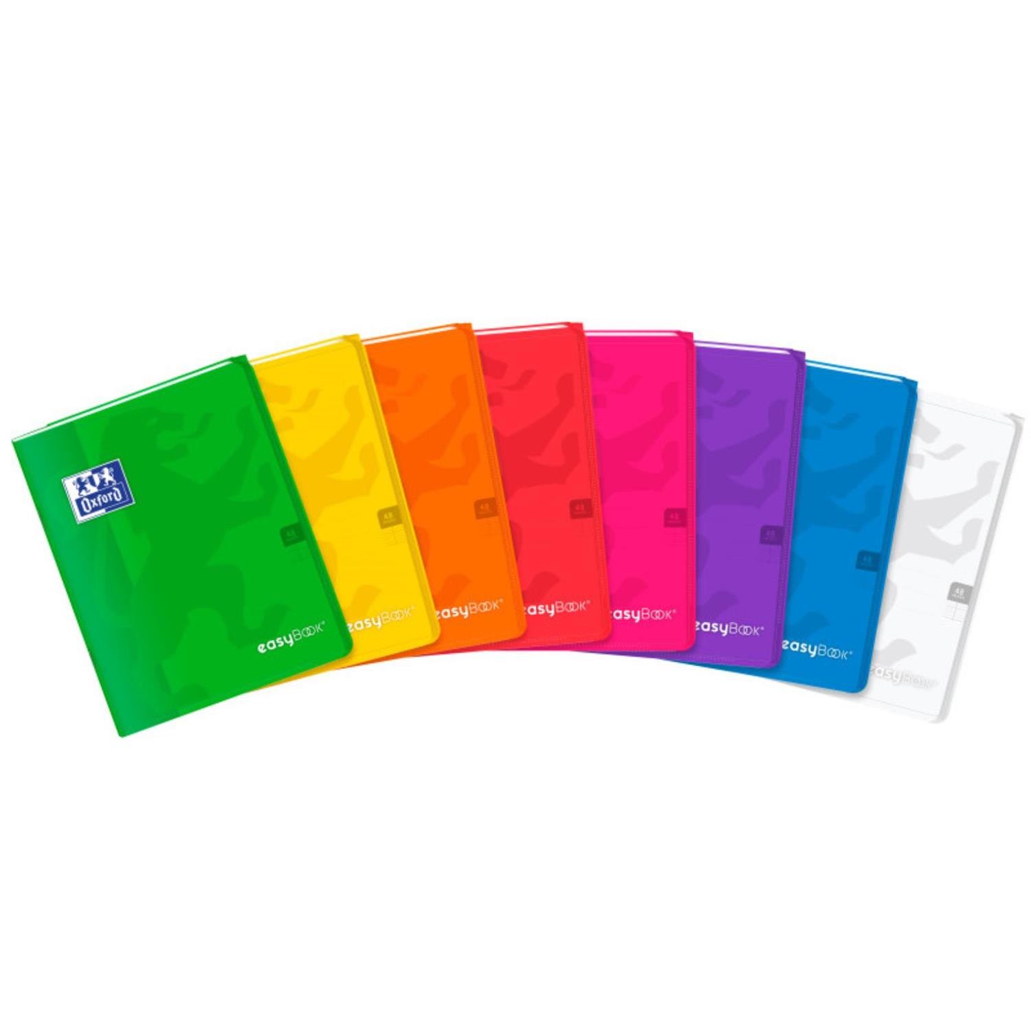 Cahier Oxford Easybook 17x22 papier Optik Paper 90g grands carreaux Seyes