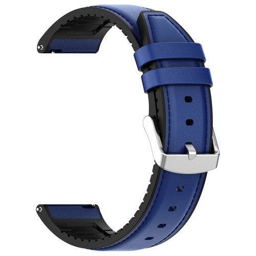 20 MM & 22 MM Replacement Faux Leather + Silicone lining Smart Watch Strap Band - Picture 11 of 52