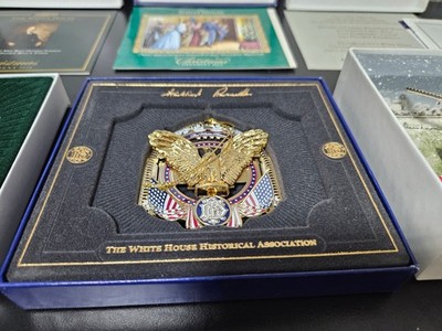   2017 White House Christmas Ornament Franklin D Roosevelt FDR Complete Box