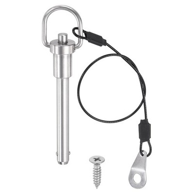 0.31 x 2 Inch (Dia x L) Handle Locking Pin Quick Release Pin with Screw