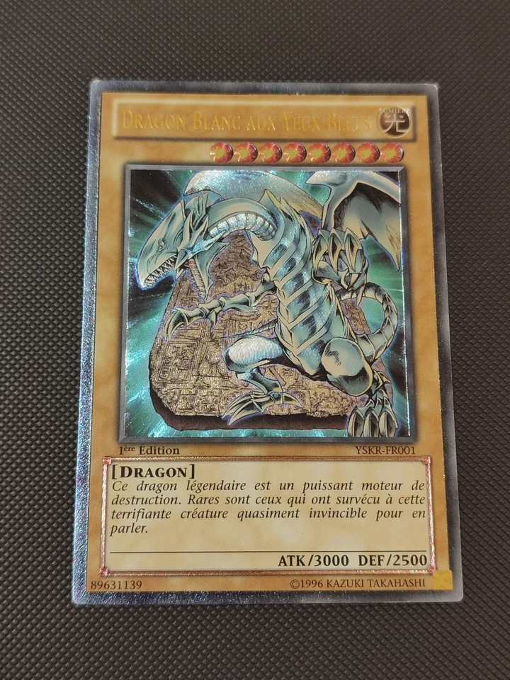 YU-GI-OH! Dragon Blanc aux Yeux Bleus YSKR-FR001 | 1ère Édition Ultimate Rare EX - Photo 2/3