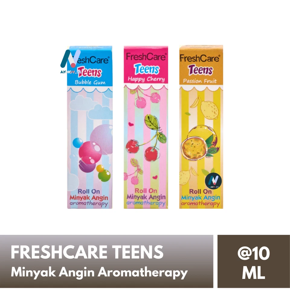 Rollo de aceite medicado FRESHCARE TEENS Minyak angina aromaterapia gripe resfriada 4 un. Foto 2 de 4