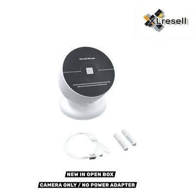 Google Nest Cam Indoor/Outdoor Surveillance Camera, Snow, Pack of 1 *NO ADAPTER*