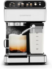 Chefman Espresso Machine with Built-In Milk Frother (Open Box)
