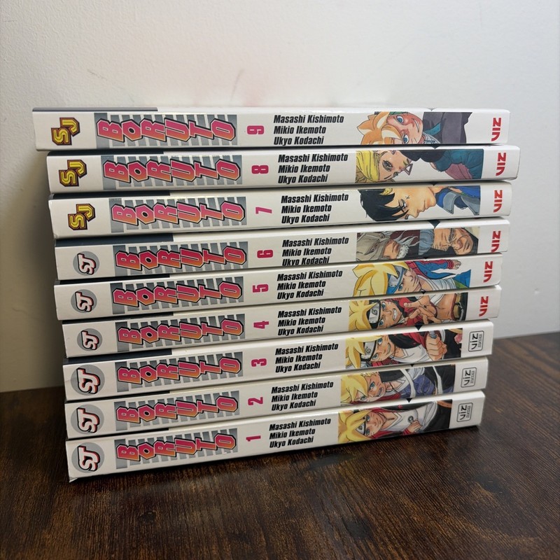 Boruto: Naruto Next Generations Volumes Bundle 1-9 Book Set