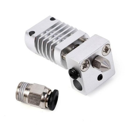 3D Printer Silver Full Metal Nozzle Extruder Kit For Ender 3 5 Pro CR10 CR10S d