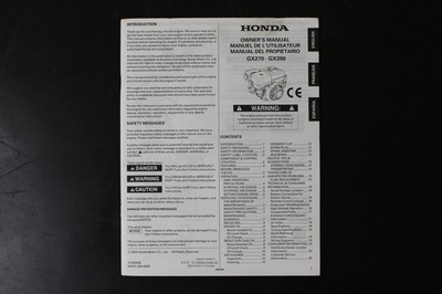 #ad HONDA GX270 GX390 Owner#x27;s Manual English French Spanish OEM 2005 $29.99