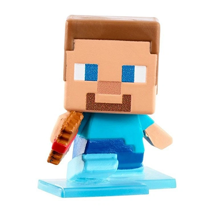 Minecraft Minifiguras Serie Madera Completo Único Misterio Pack Set Sello de Fábrica Foto 3 de 4