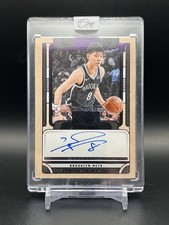 2024-25 Panini One and One Rookie Autographs YONGXI JACKY CUI /35 Purple RC