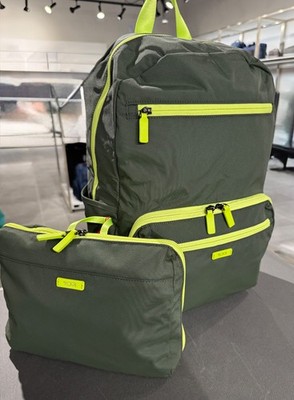 NEW TUMI Voyageur JUST IN CASE Packable 17.0” Backpack - GREEN