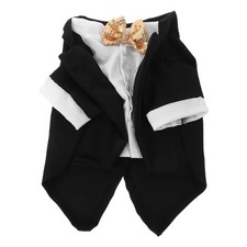 Tuxedo for Dog Puppy Outfits Clothes Wedding Formal Suit Costume