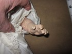 1940's? Effanbee Composition Doll with Working Eyes 19" In Christening Outfit — photo 8