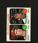 1973 Topps 67 Strikeout Leaders Steve Carlton/Nolan Ryan EX HOF MLB Vintage Card