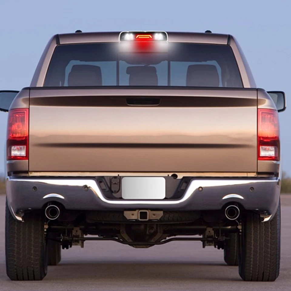 White&Red For 2009-18 Dodge Ram 1500 2500 LED 3rd Tail Lights Brake Lamp 1-10Set - Image 2 of 4