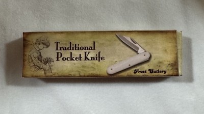 Frost Cutlery 3'' Closed Pocketknife Cream