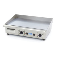 Gastro Grillplatte - Glatte Chrom - 73 cm - inkl. Tropfschale - 400 V Bratplatte