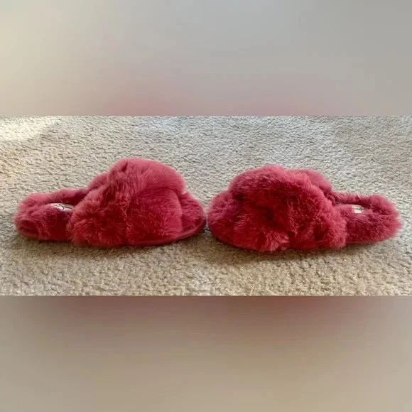 Jessica Simpson Zapatos Esponjosos Interior/Exterior 7-8 Granate Foto 3 de 4